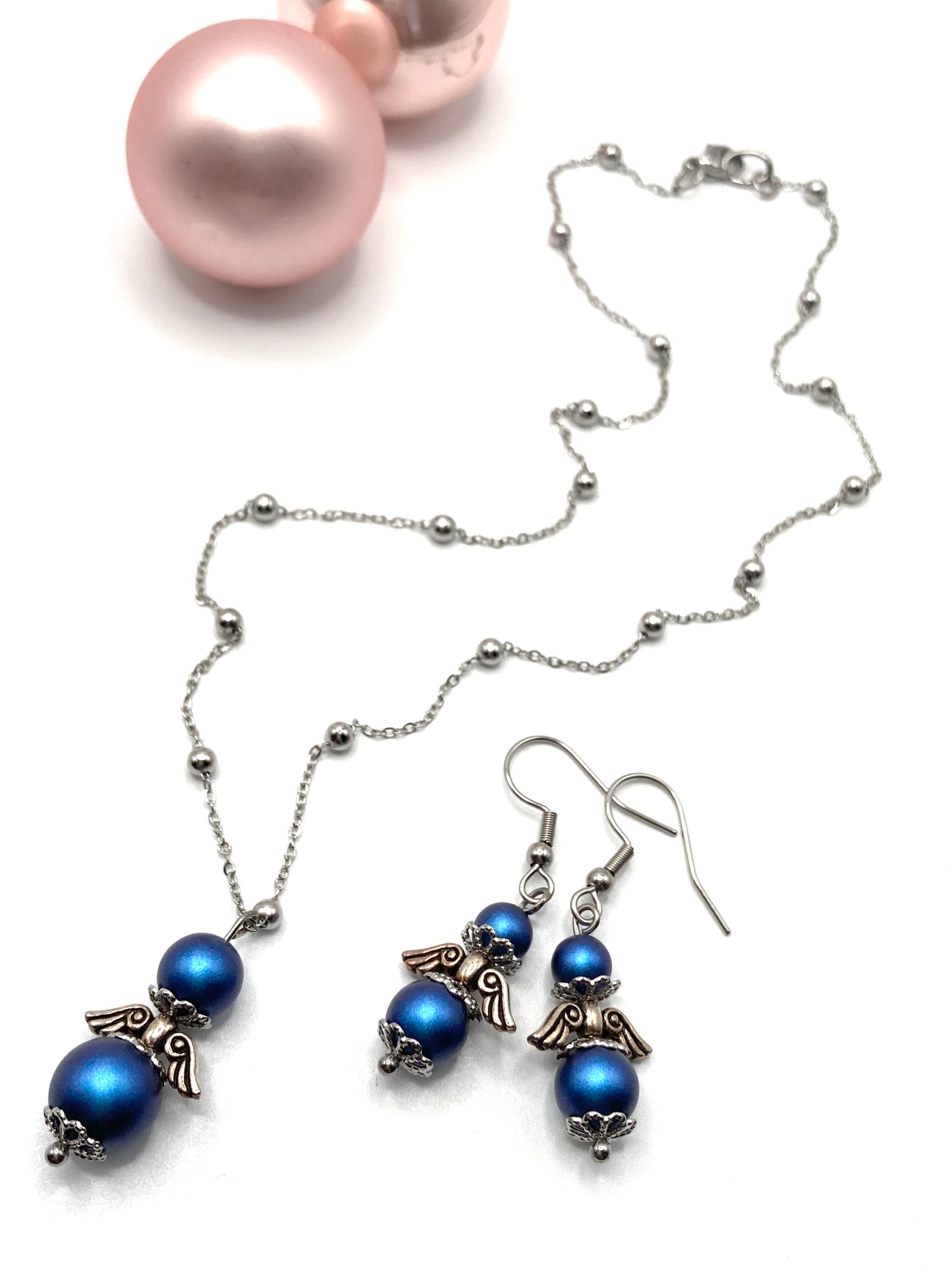 Collana e orecchini con Angioletto