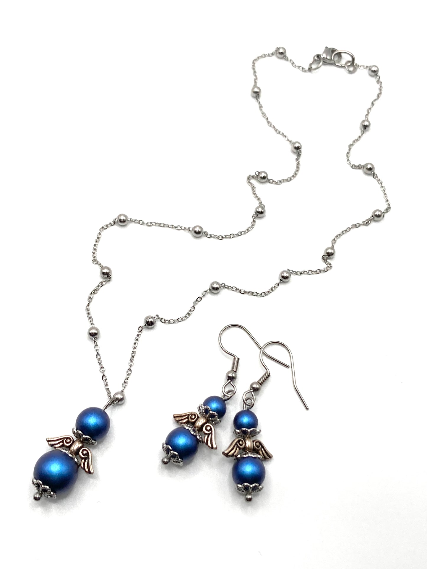 Collana e orecchini con Angioletto