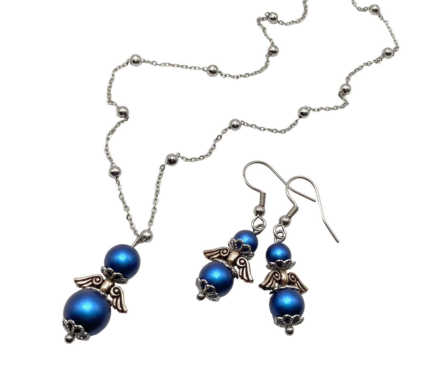 Collana e orecchini con Angioletto