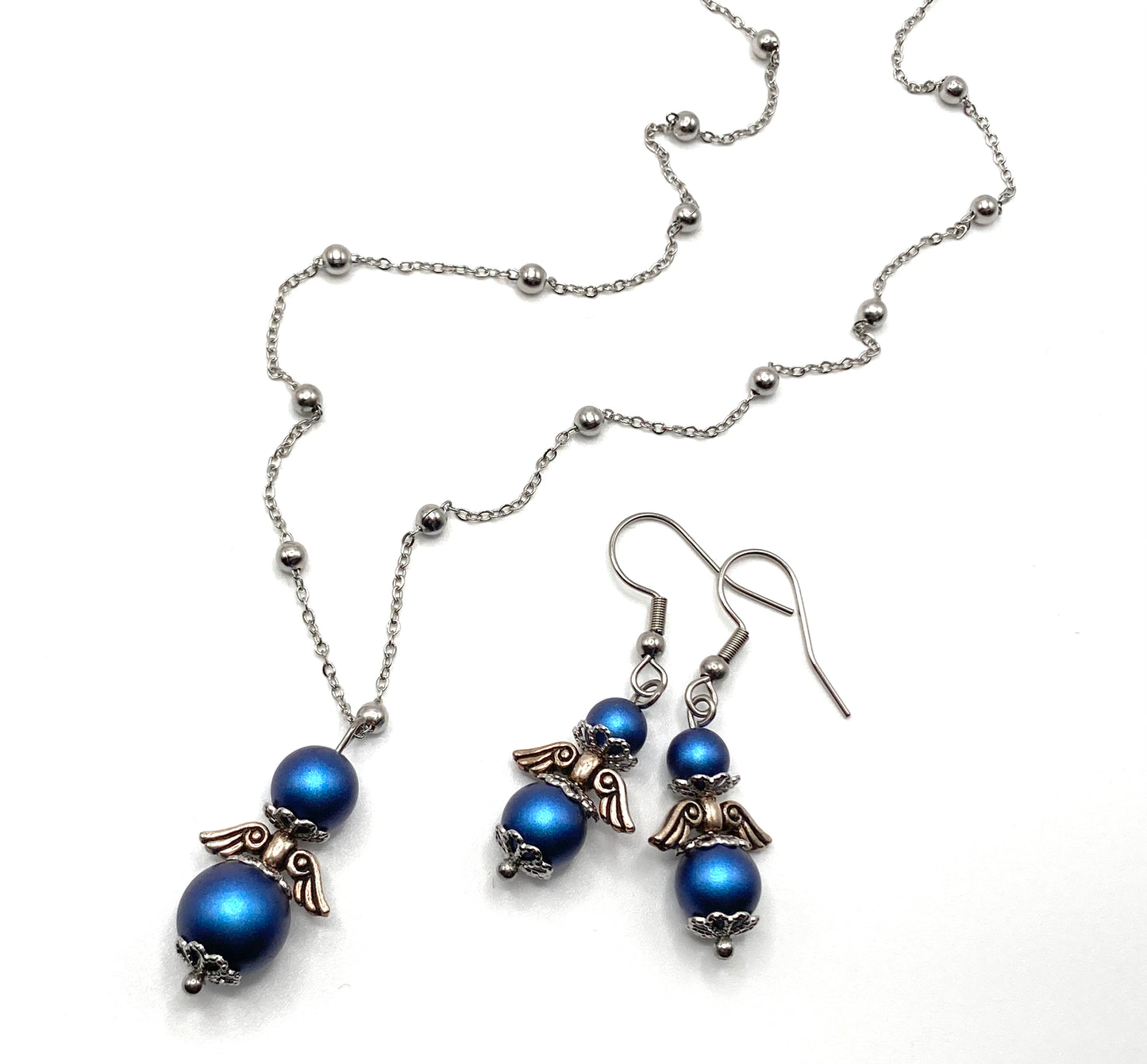 Collana e orecchini con Angioletto