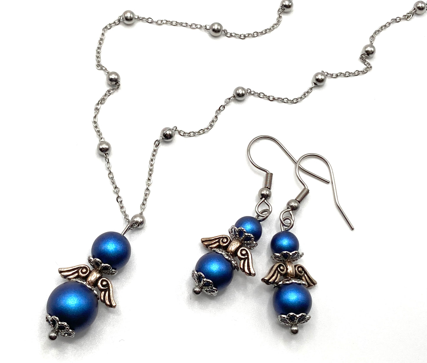 Collana e orecchini con Angioletto