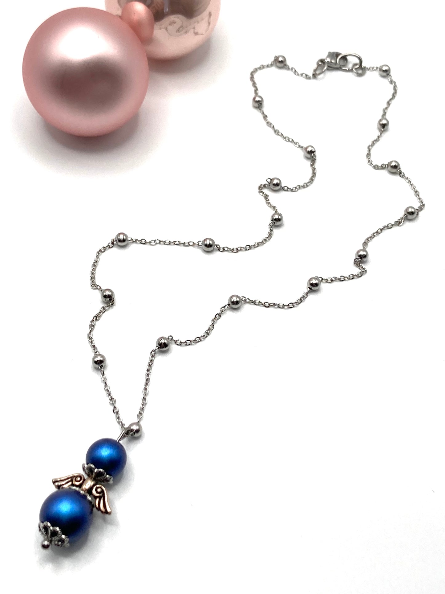 Collana e orecchini con Angioletto