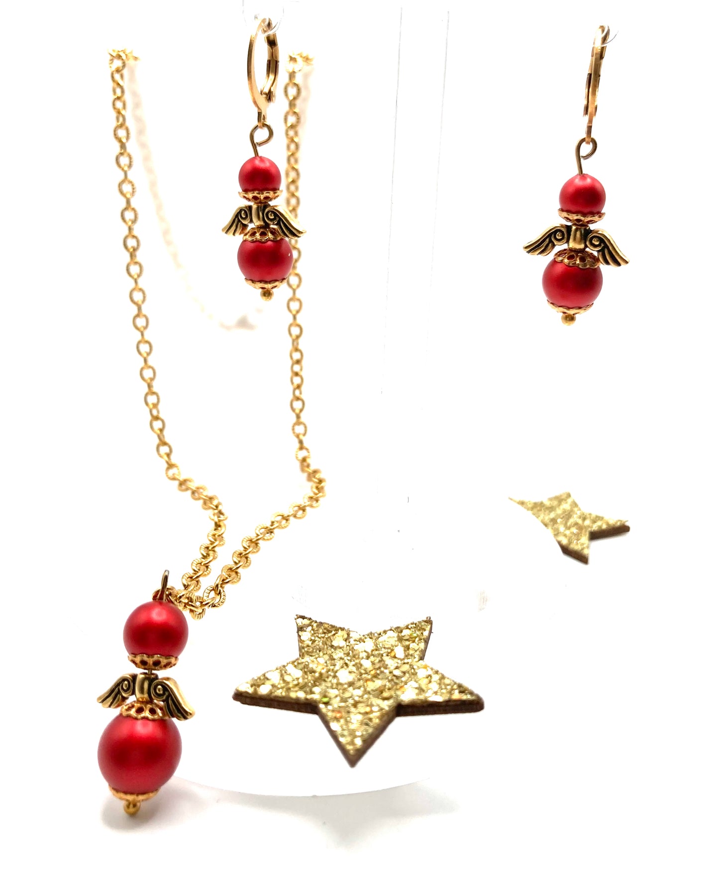 Collana e orecchini con Angioletto