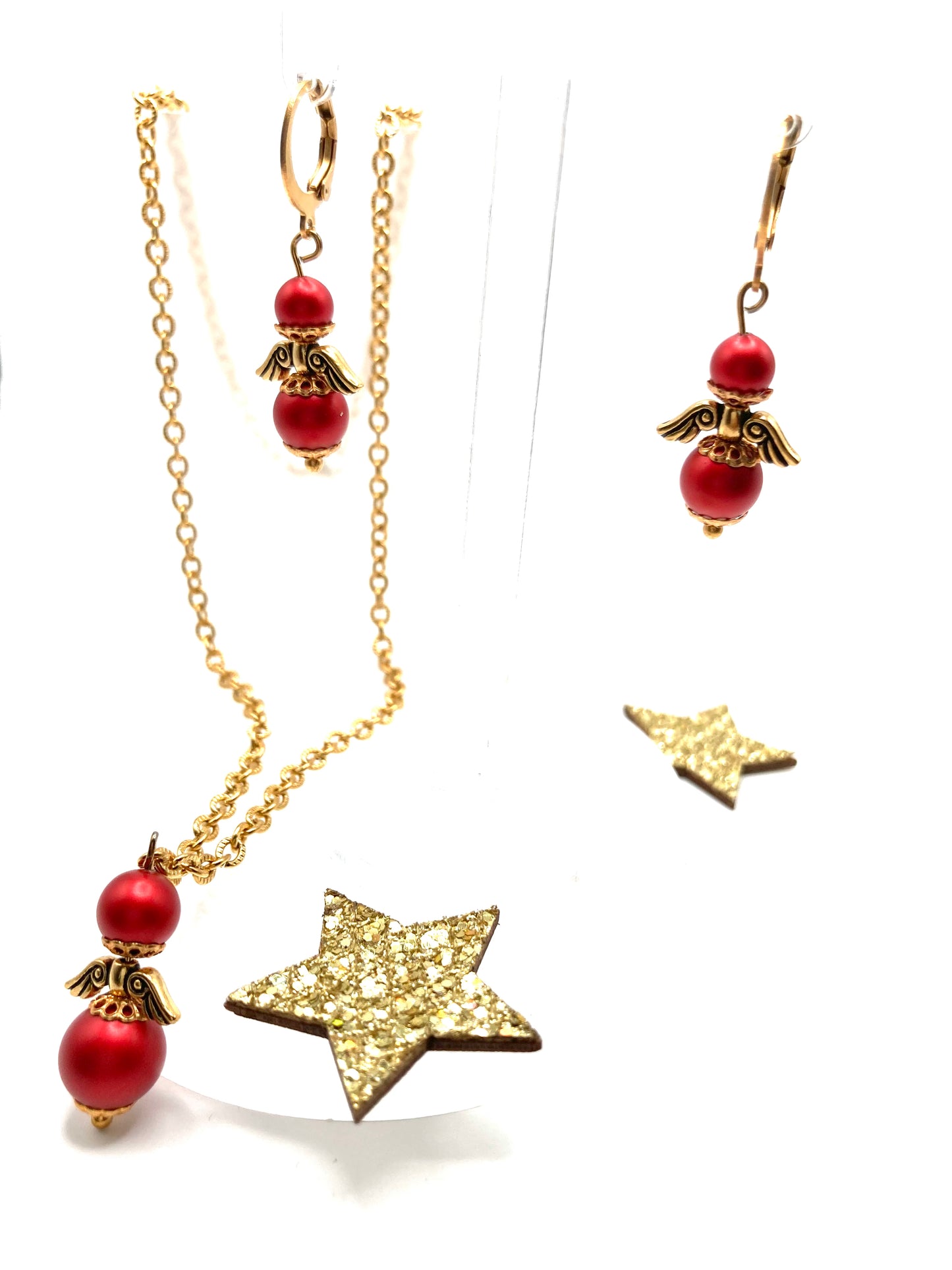 Collana e orecchini con Angioletto