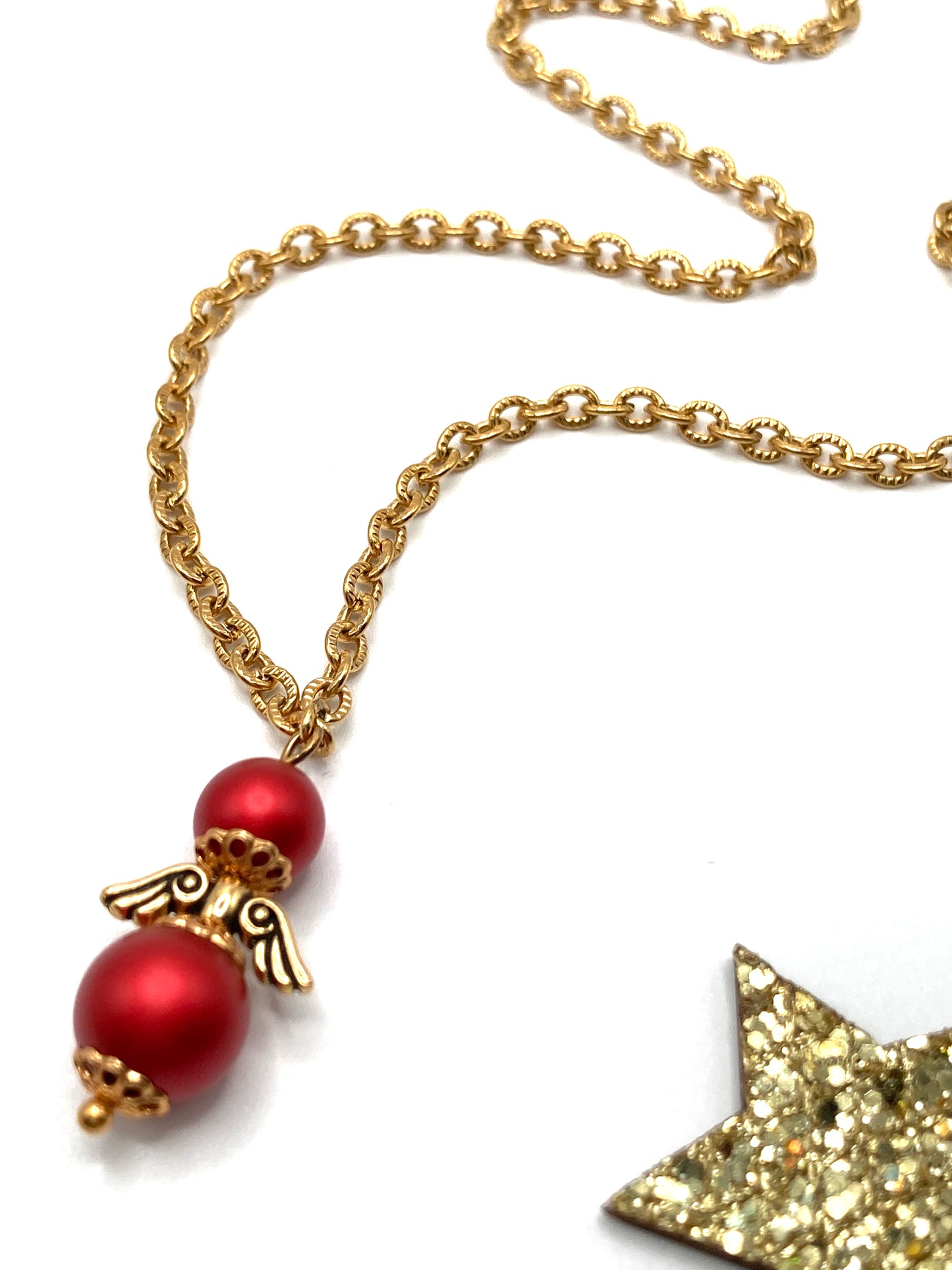 Collana e orecchini con Angioletto