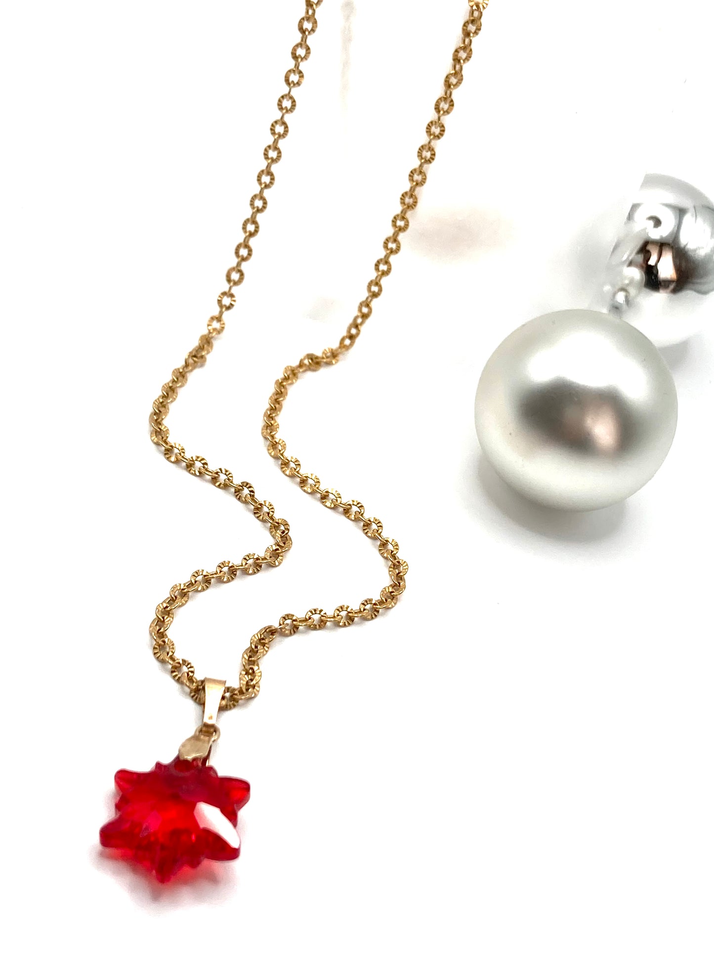 Collana con snow cristallo