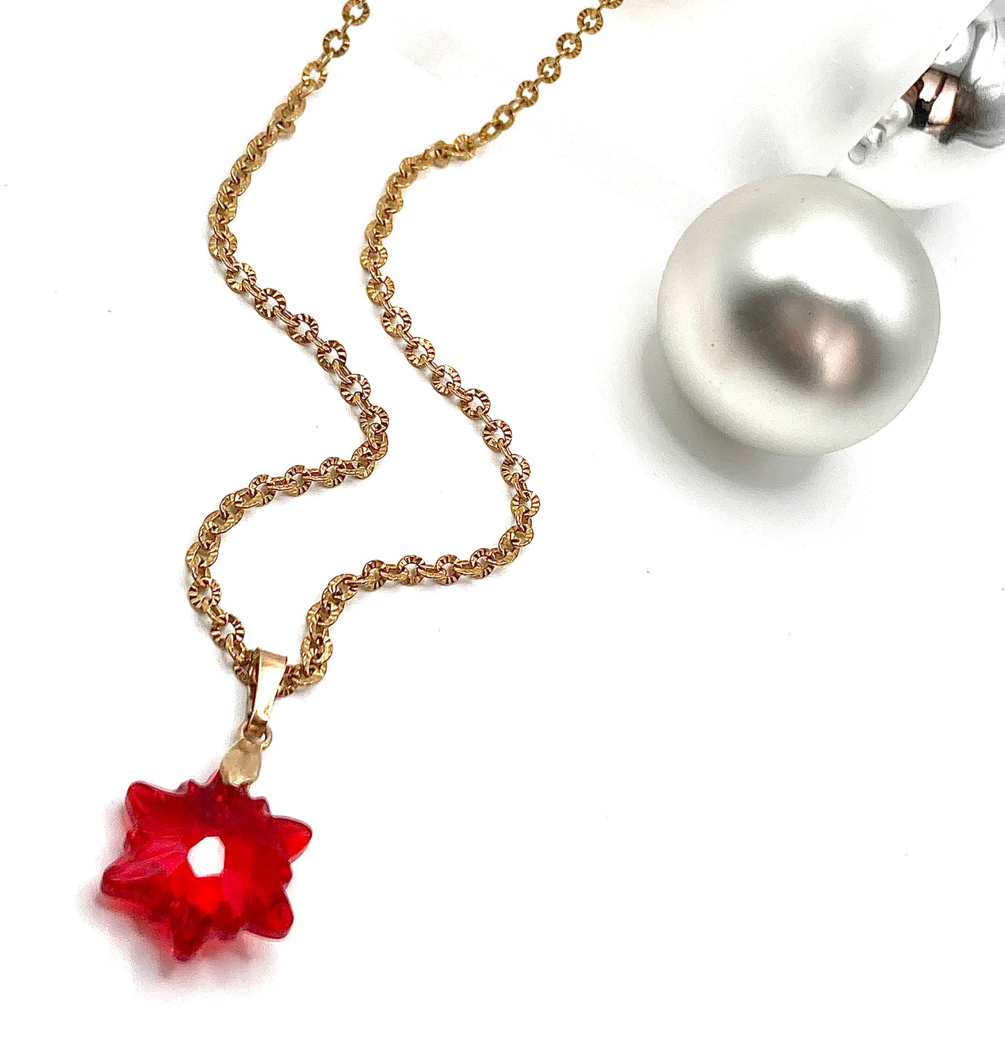 Collana con snow cristallo