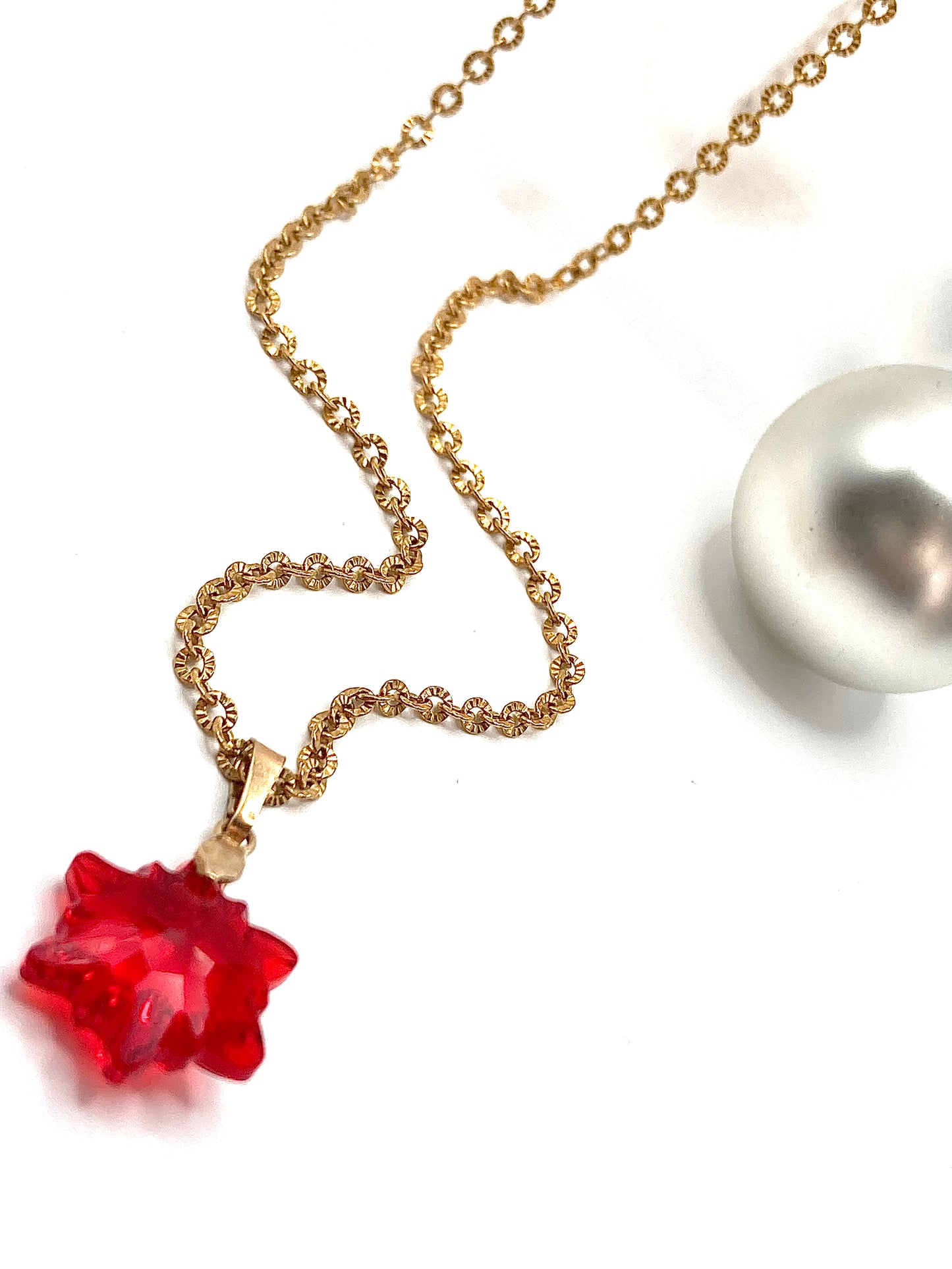 Collana con snow cristallo