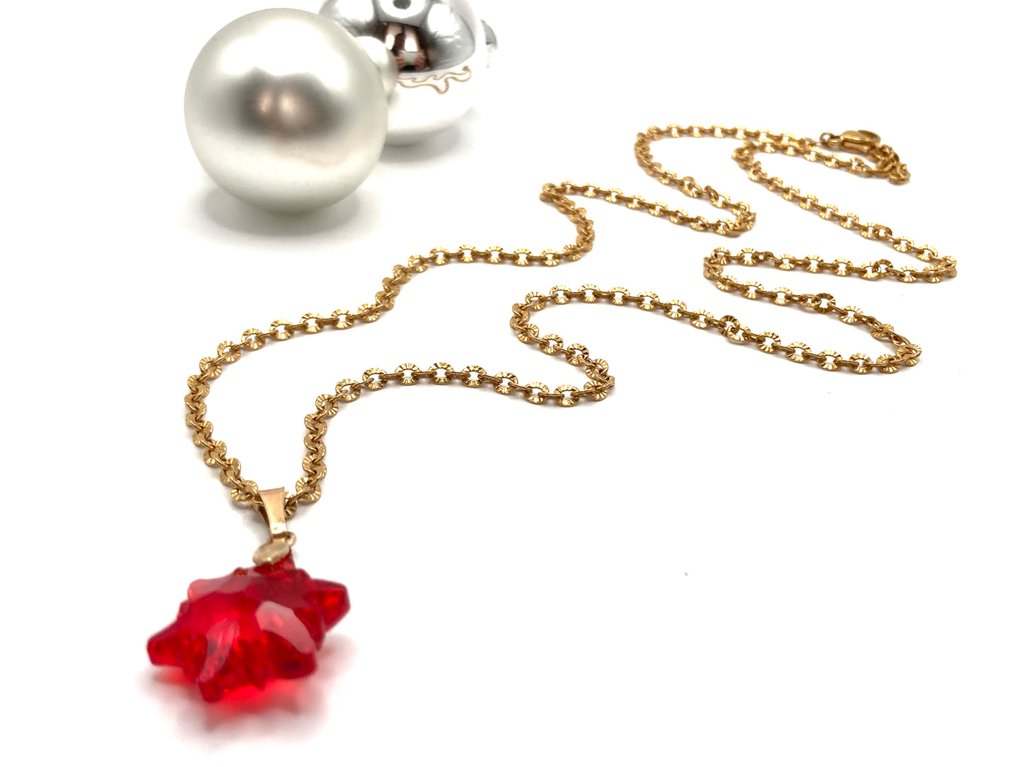 Collana con snow cristallo