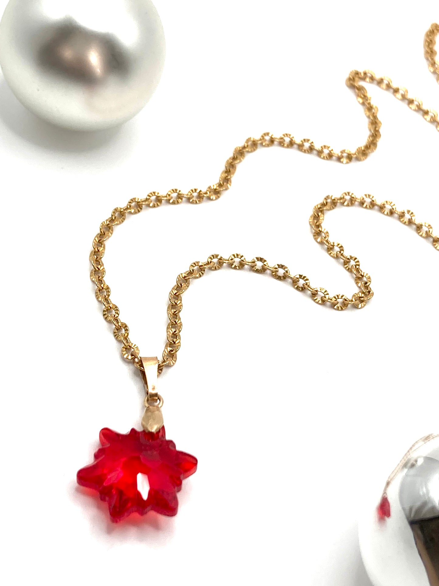 Collana con snow cristallo