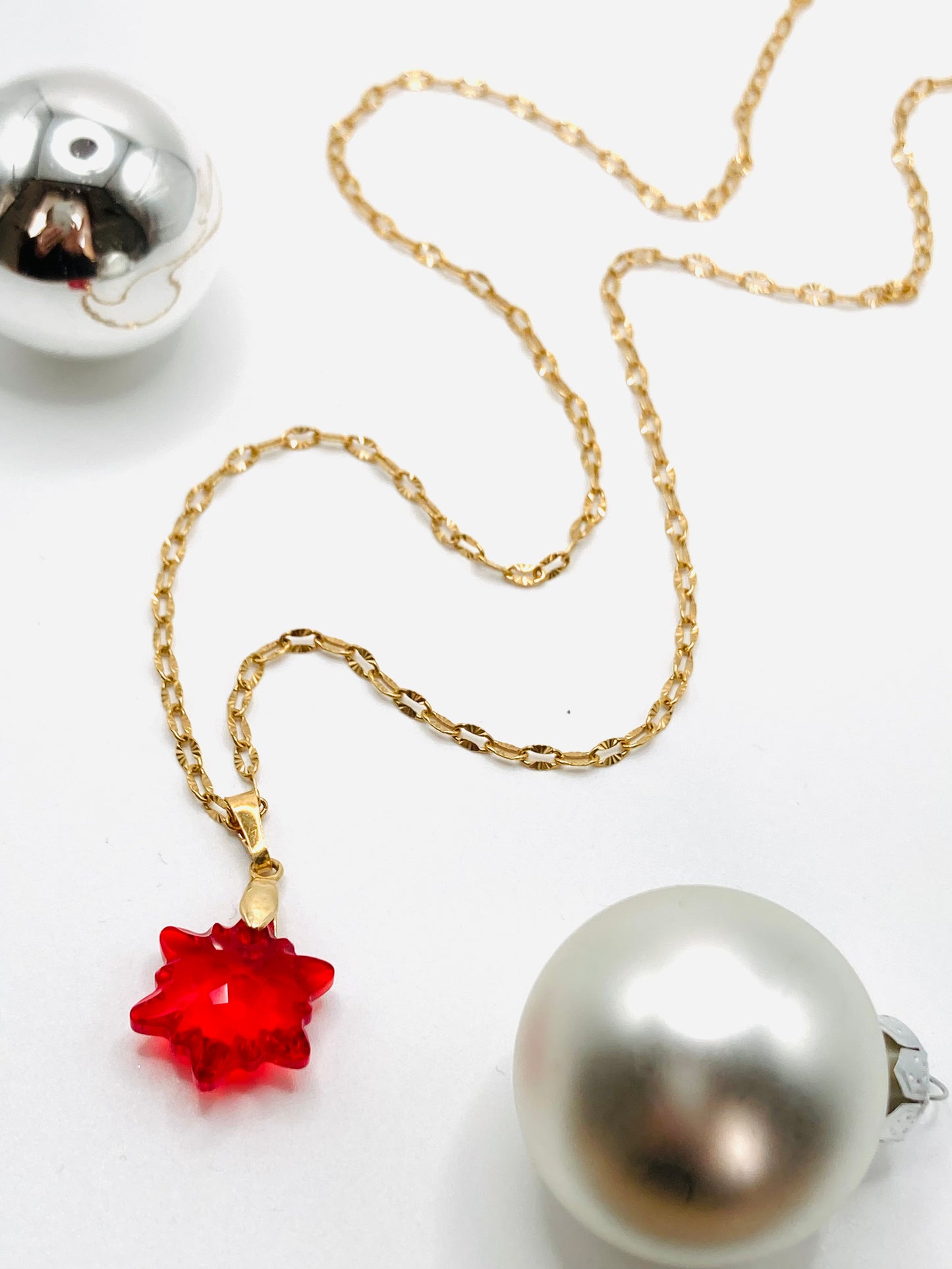 Collana con snow cristallo