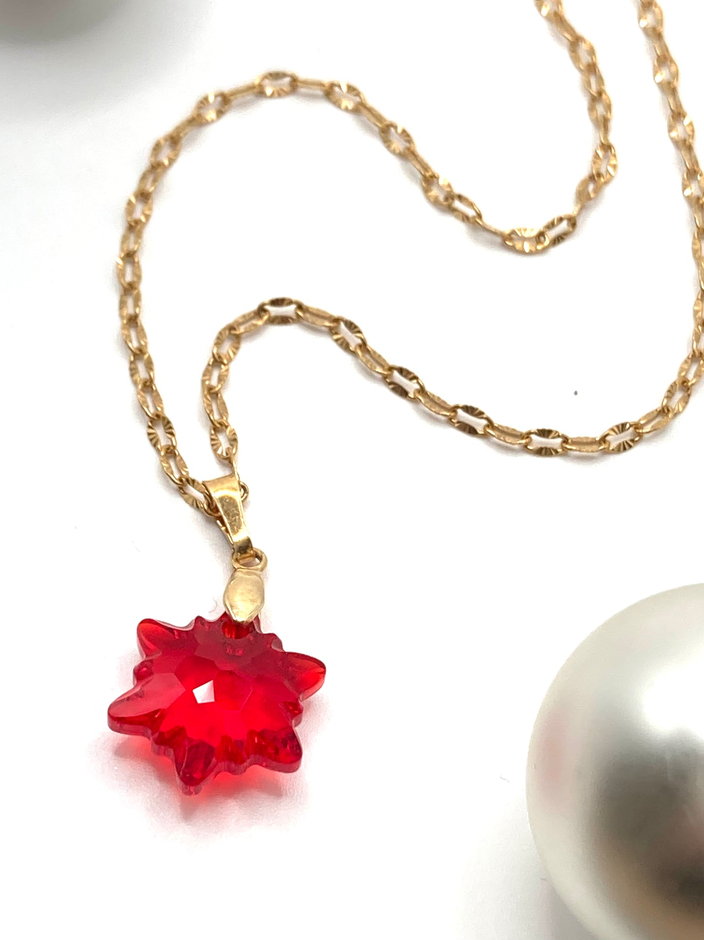 Collana con snow cristallo