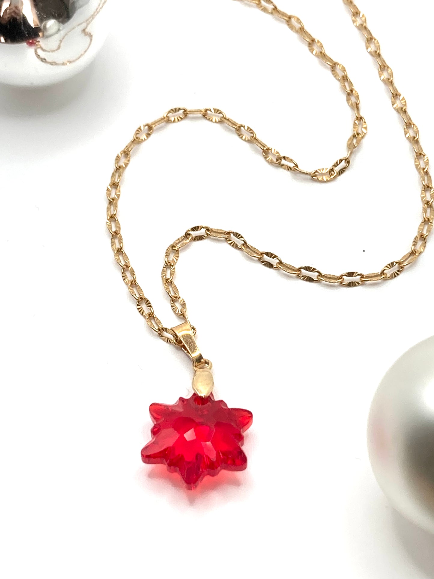 Collana con snow cristallo