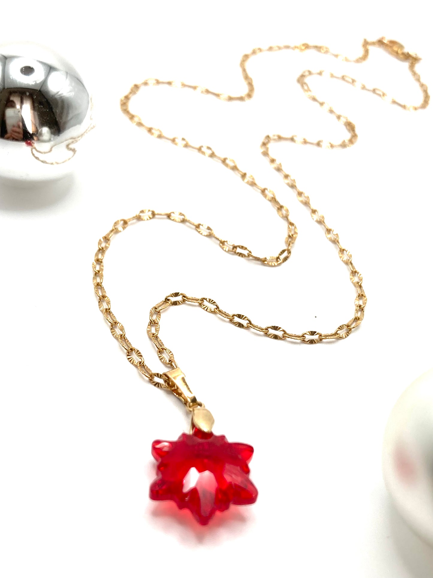 Collana con snow cristallo