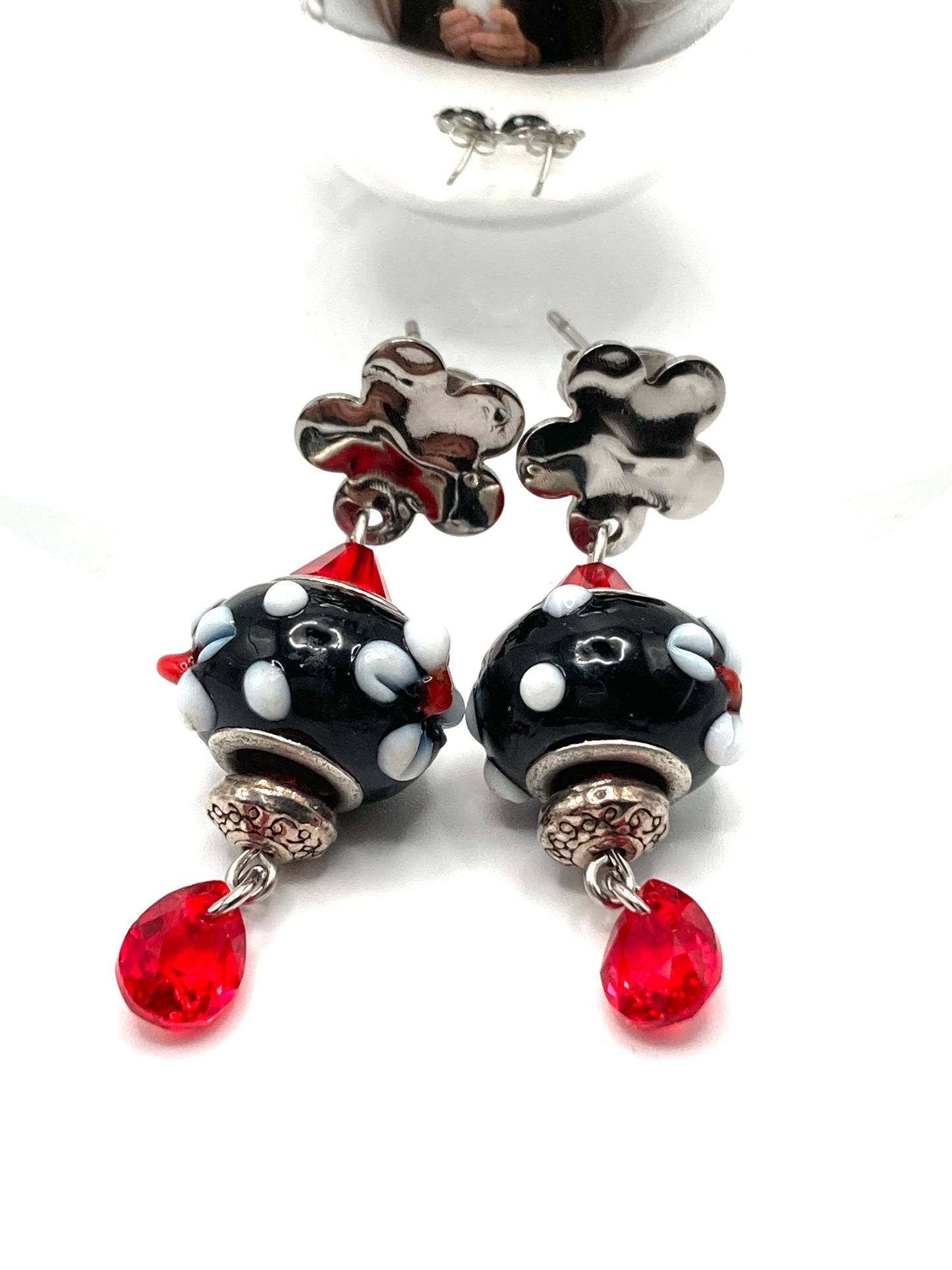 Orecchini con goccia cristallo