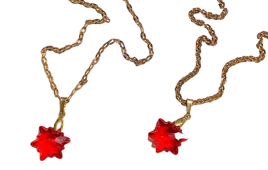 Collana con snow cristallo