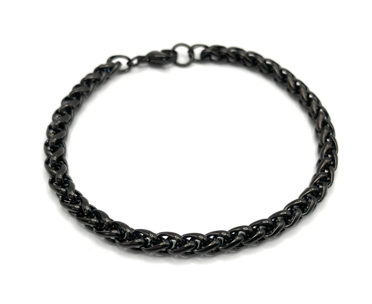 Collana e bracciale intrecciati
