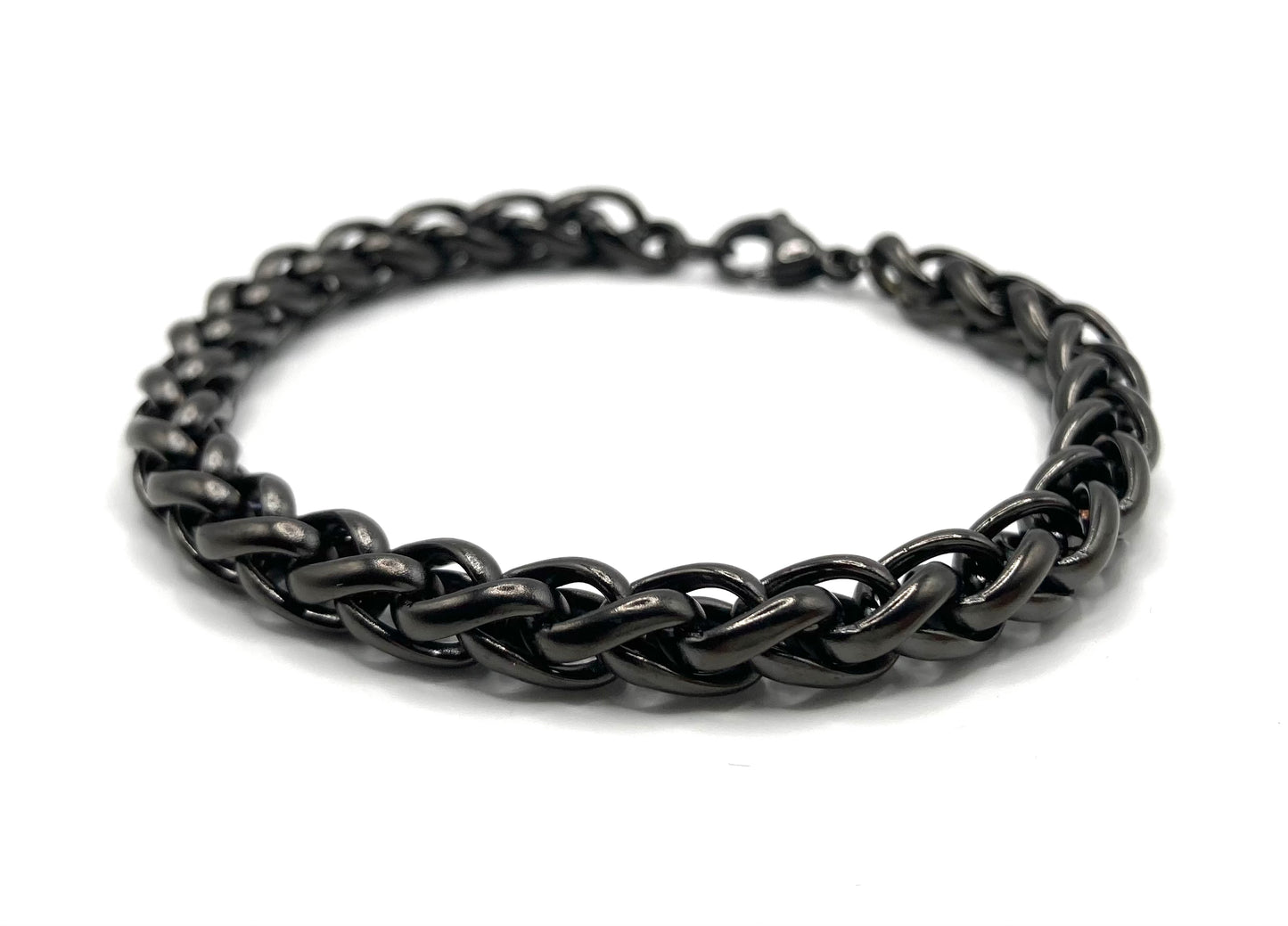 Collana e bracciale intrecciati