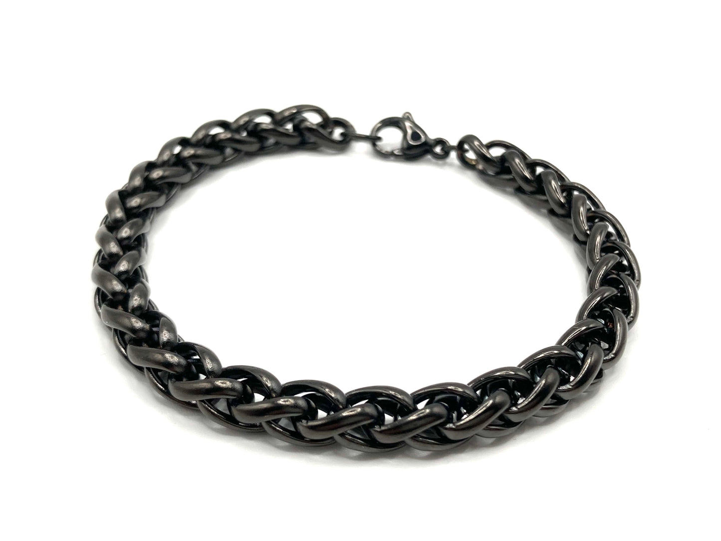 Collana e bracciale intrecciati