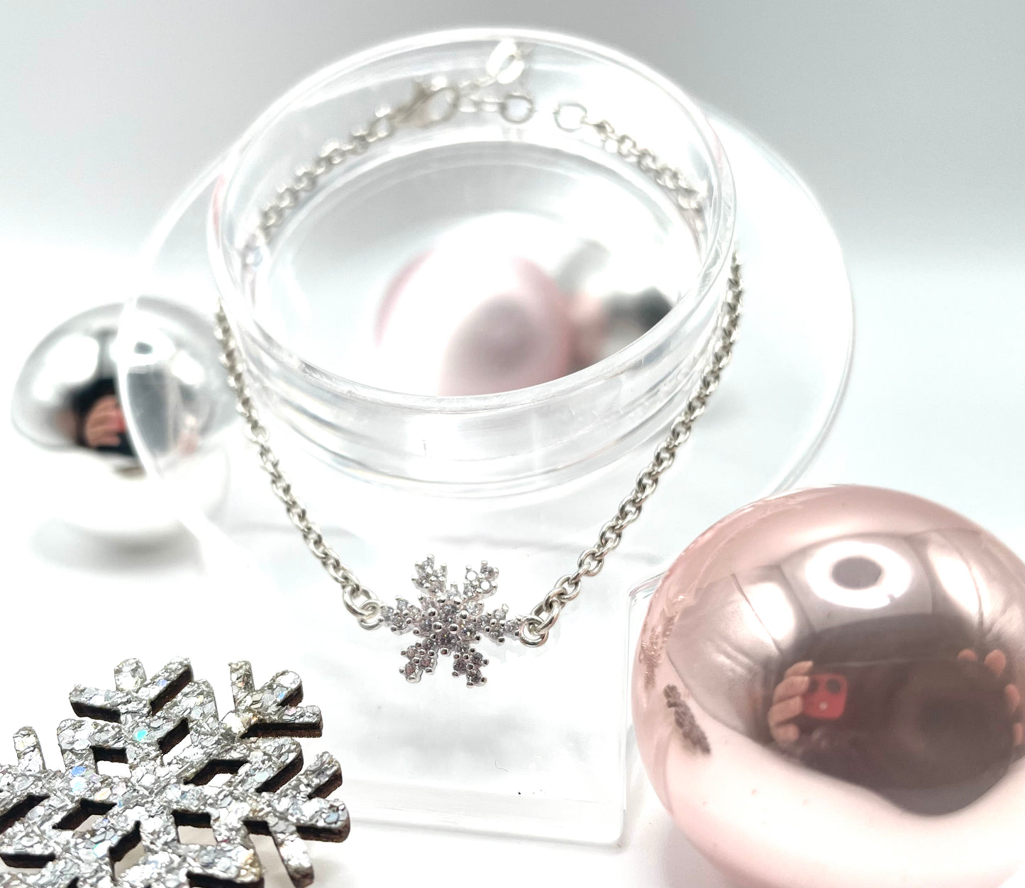 Bracciale in Argento 925 con Snow