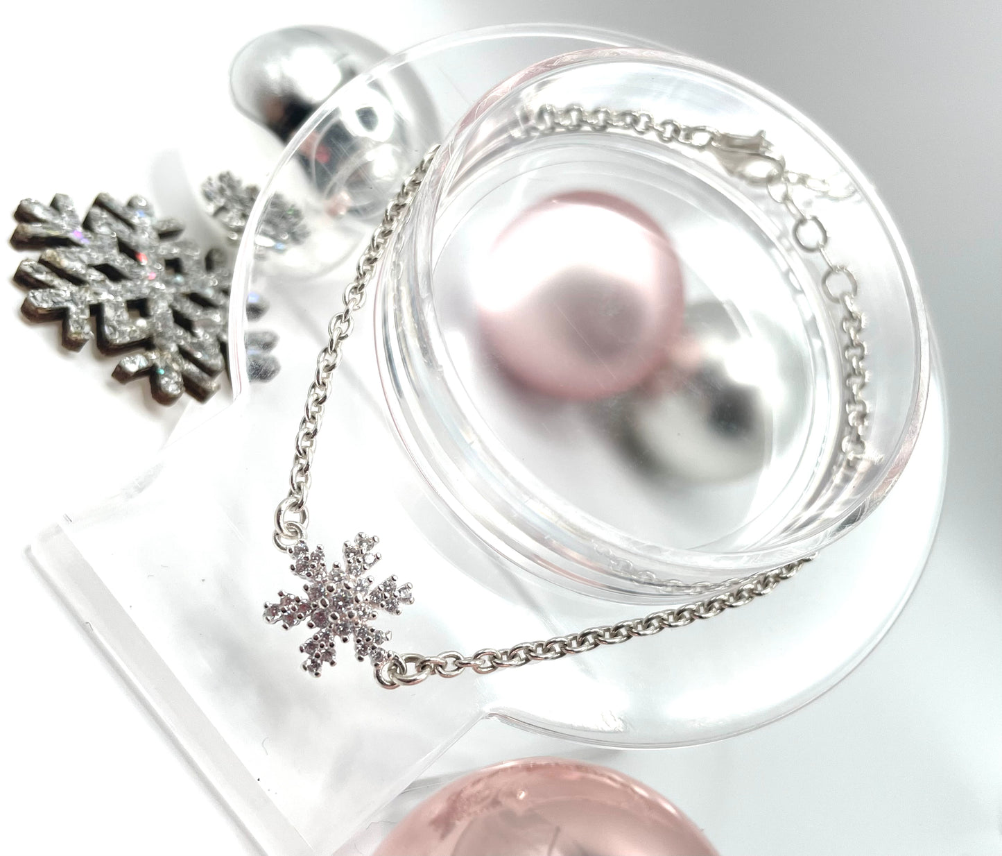 Bracciale in Argento 925 con Snow