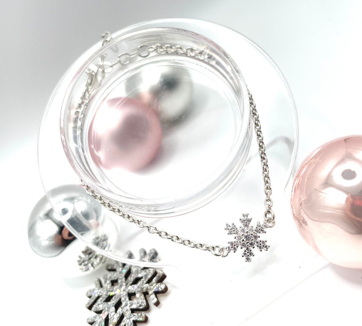 Bracciale in Argento 925 con Snow