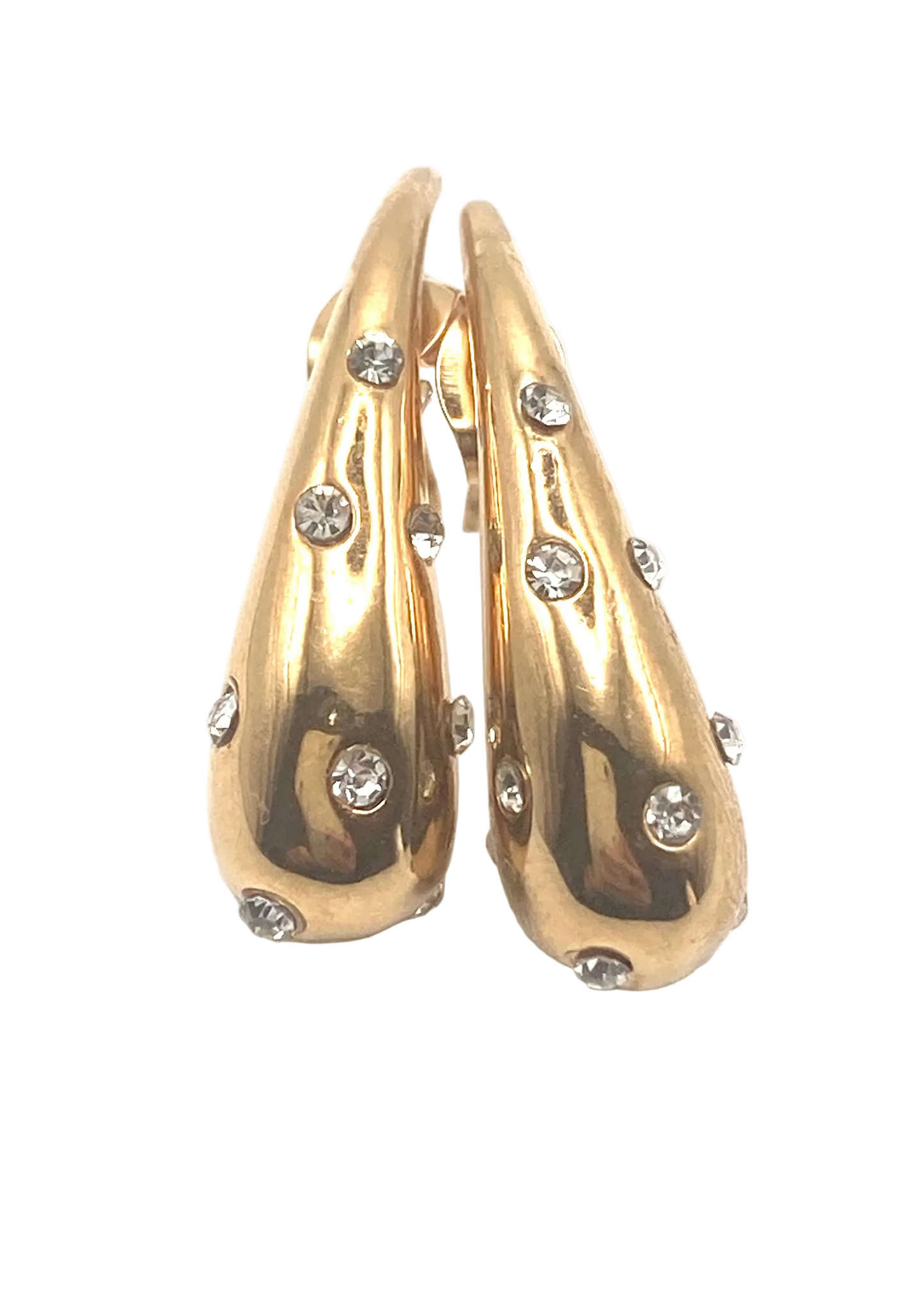 Boucles d'oreilles en forme de cœur en pierre dure