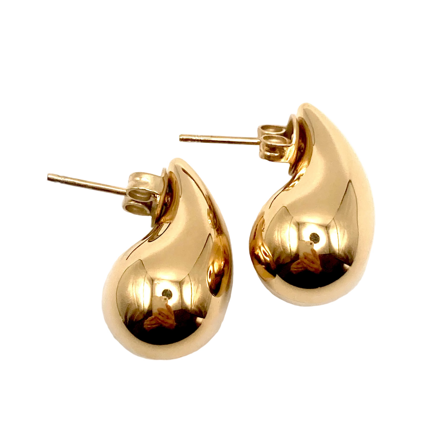 Boucles d'oreilles en forme de cœur en pierre dure