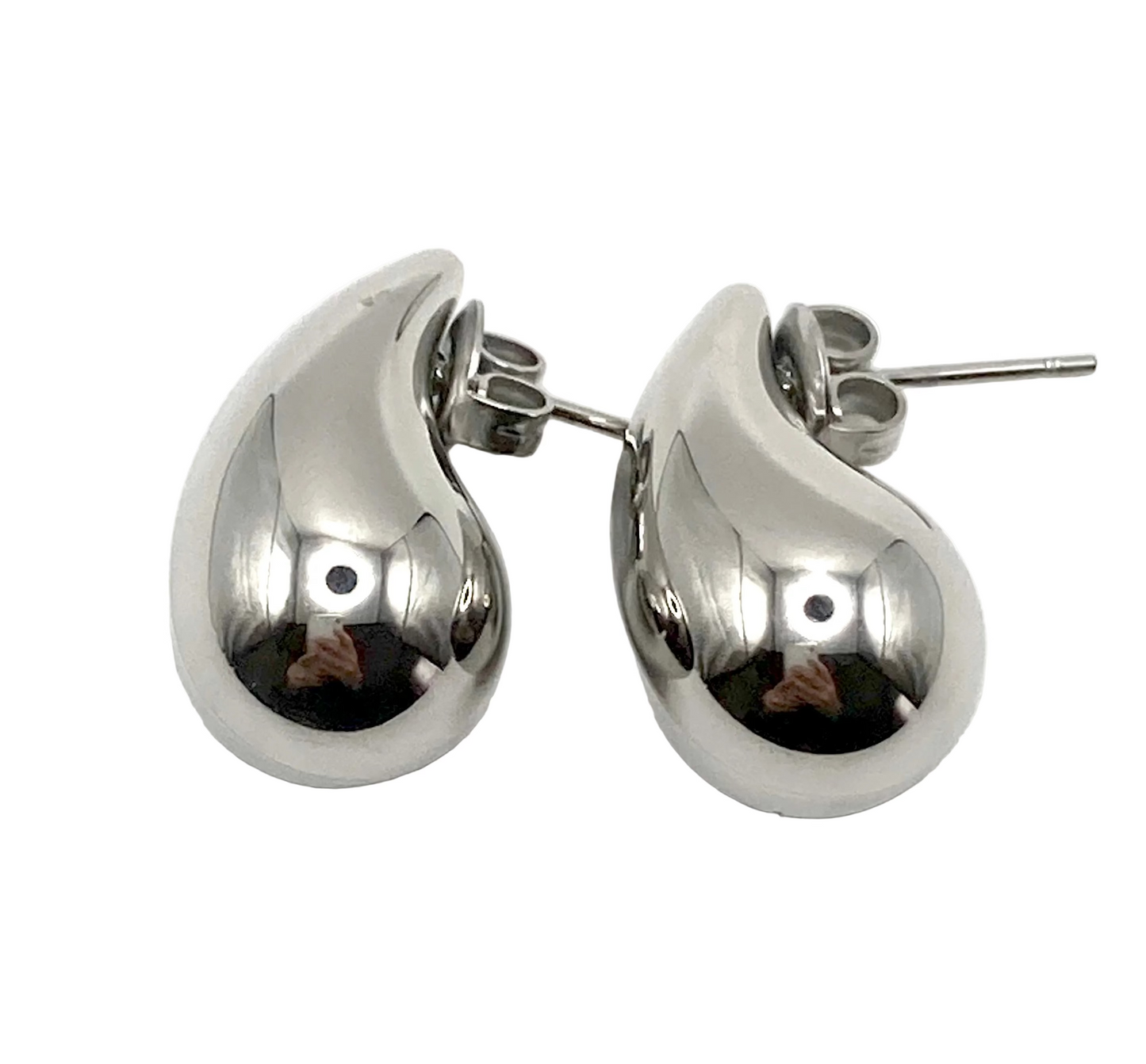 Boucles d'oreilles en forme de cœur en pierre dure