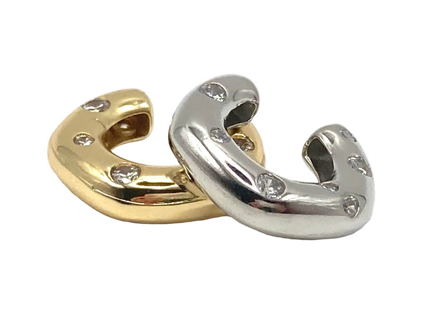 Orecchino Ear Cuff con Zirconi