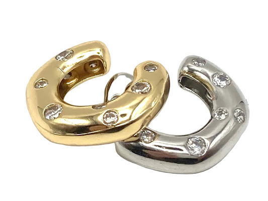 Orecchino Ear Cuff con Zirconi