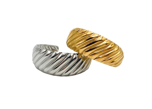 Anello a fascia riga trasversale