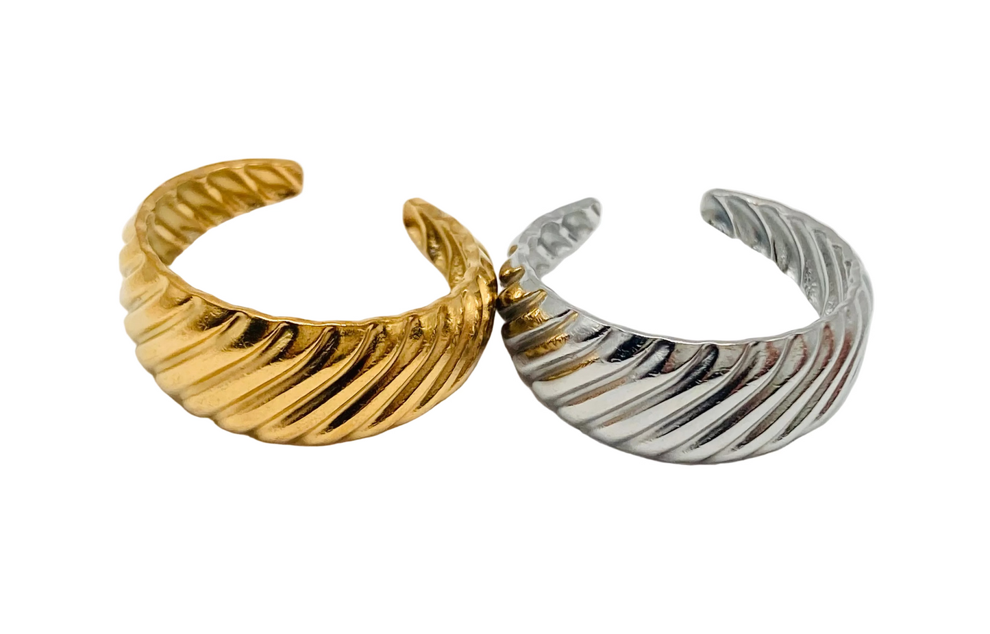 Anello a fascia riga trasversale
