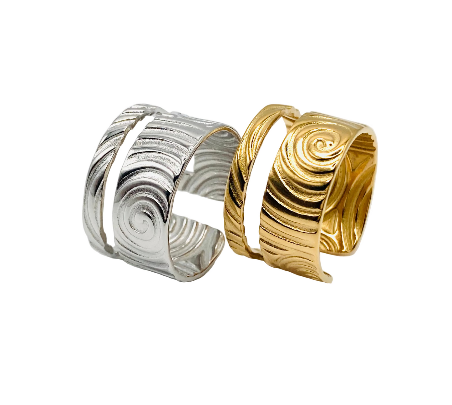 Anello a fascia con spirali