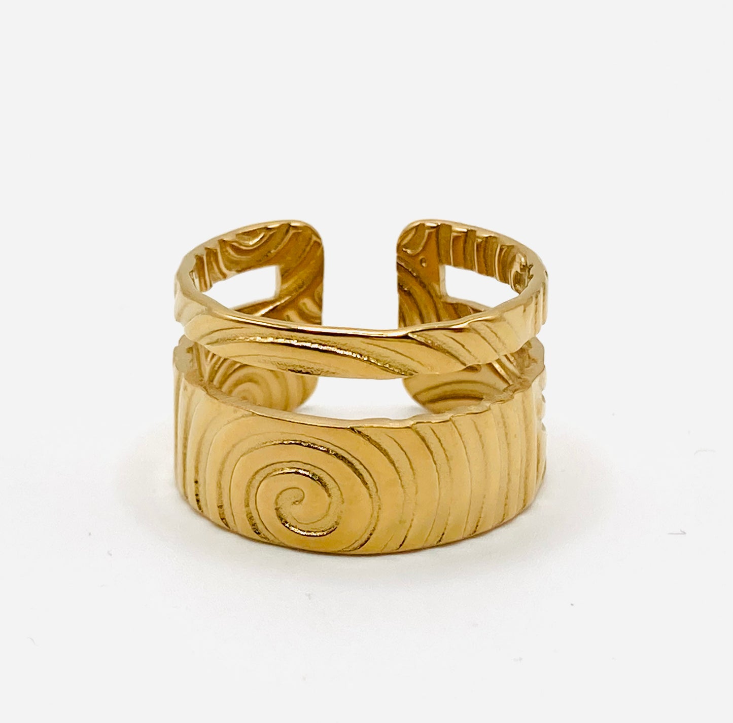 Anello a fascia con spirali