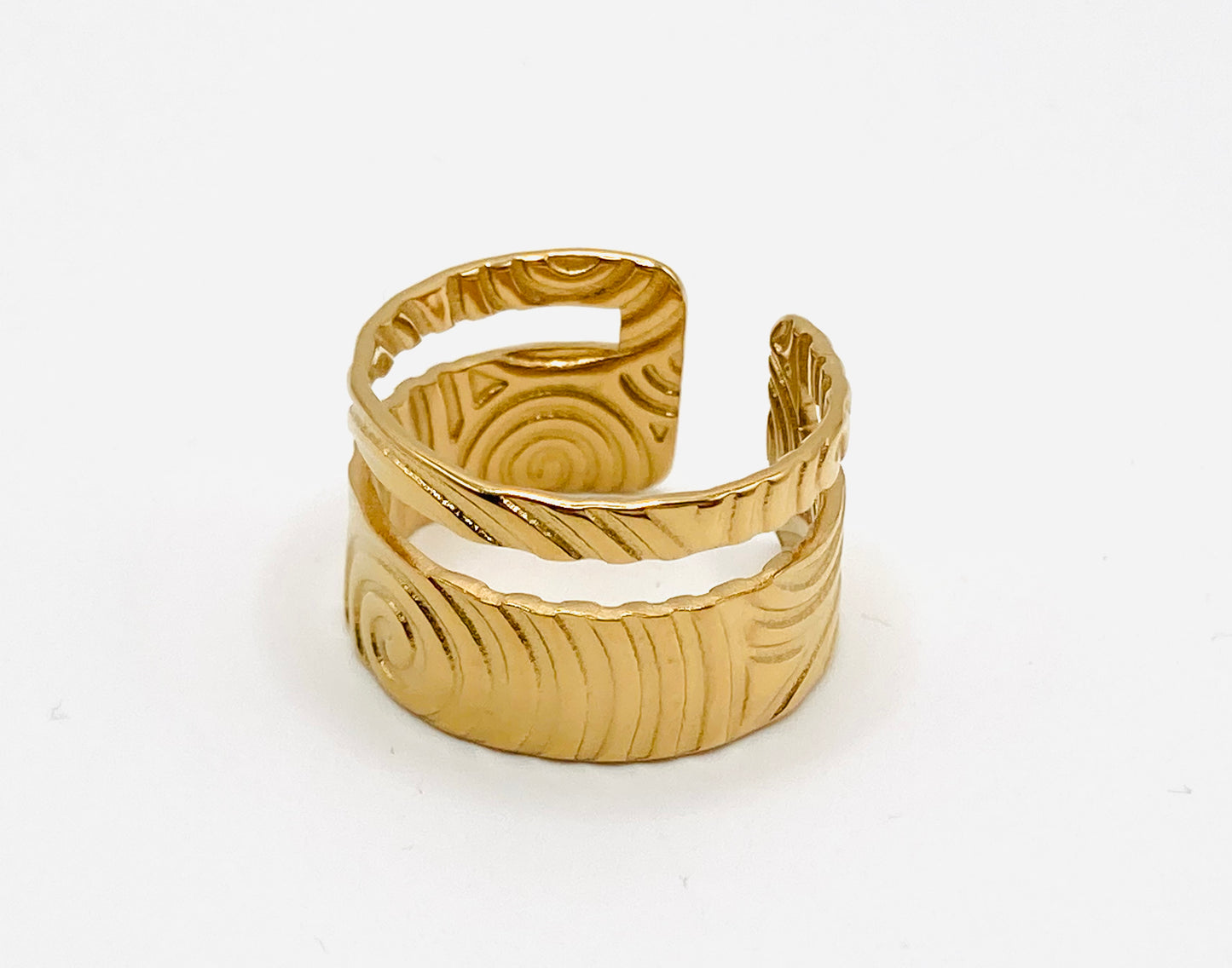 Anello a fascia con spirali