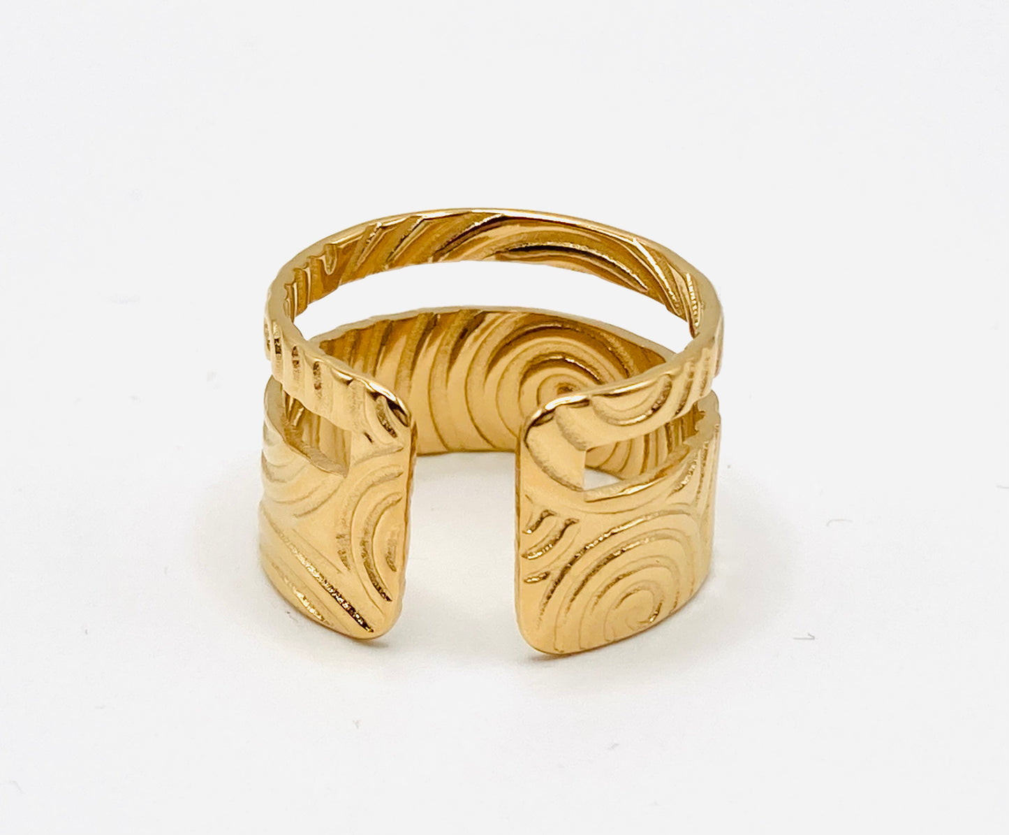 Anello a fascia con spirali