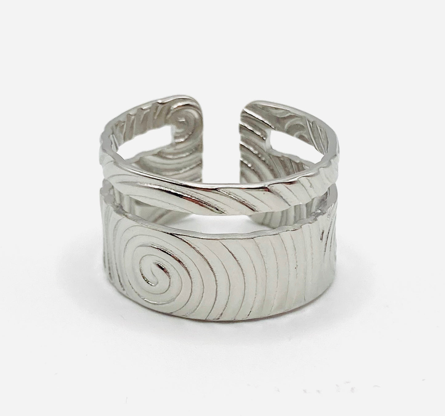 Anello a fascia con spirali