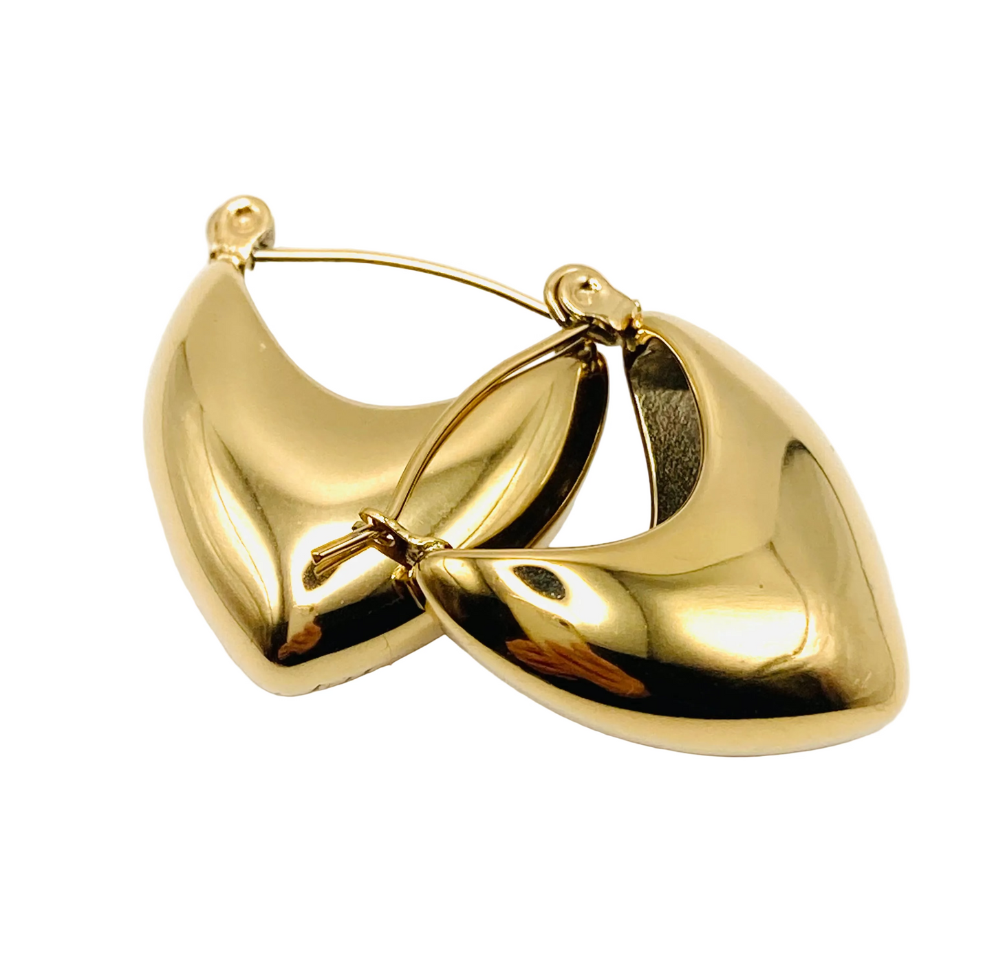 Orecchini Cuore Bombato