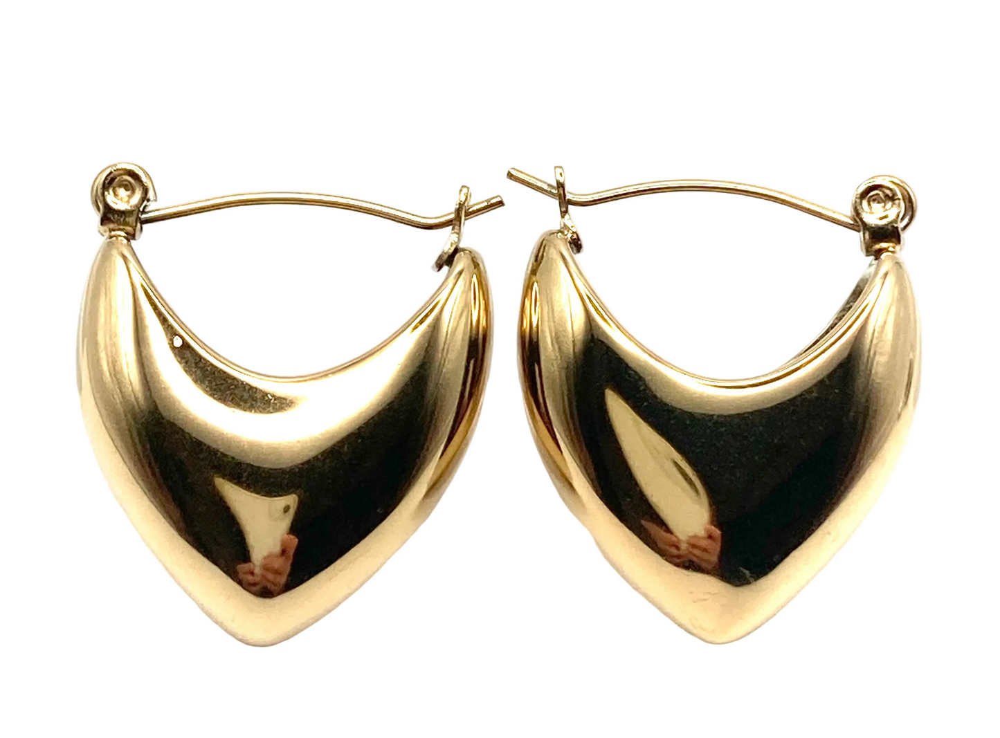 Orecchini Cuore Bombato