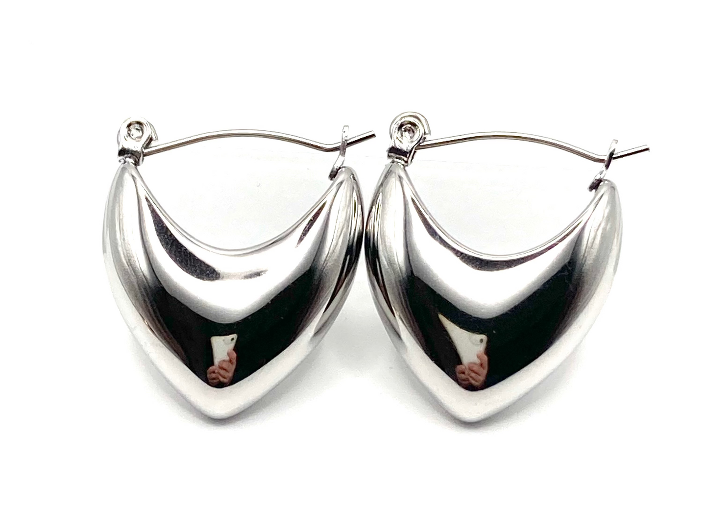 Orecchini Cuore Bombato