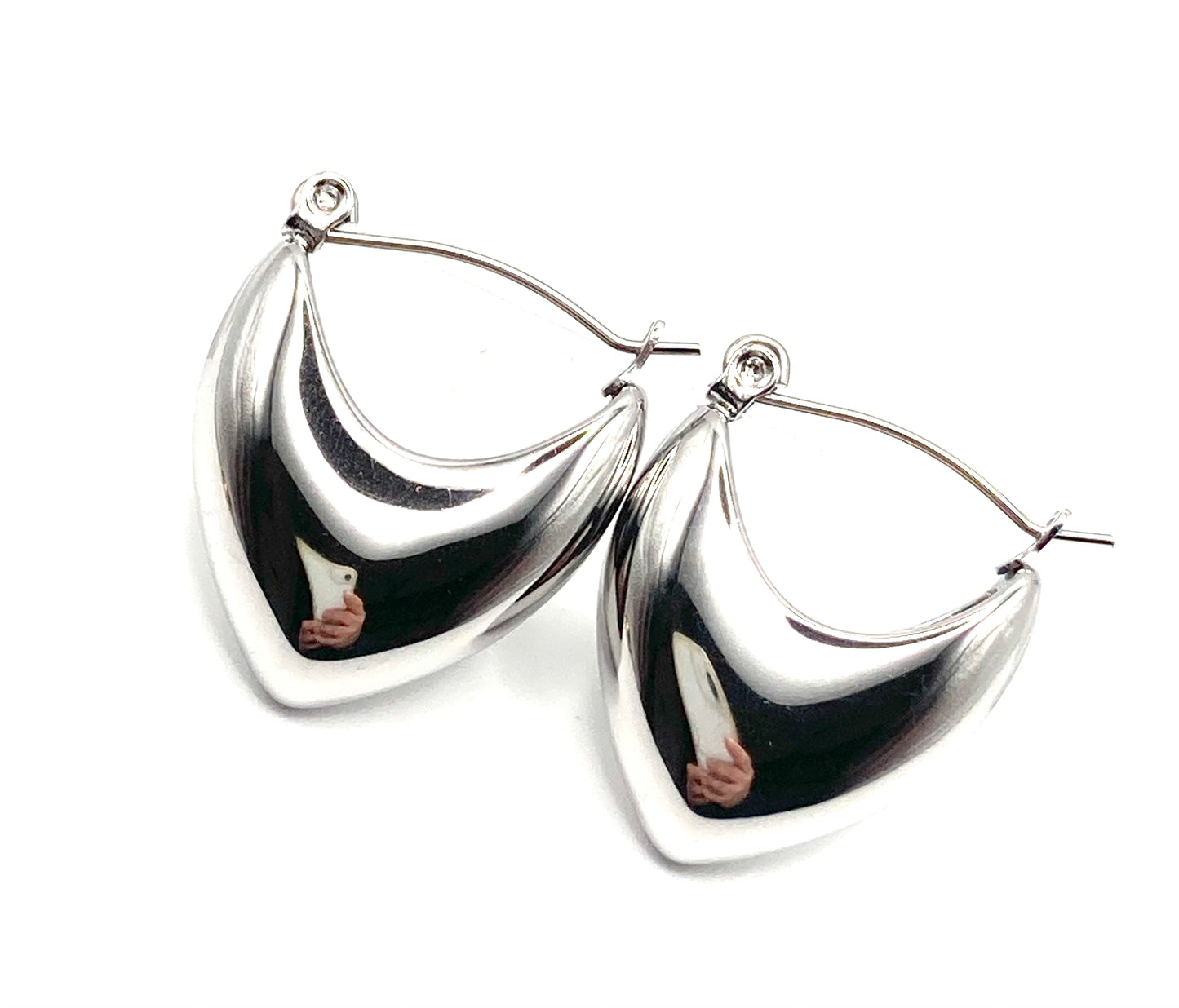 Orecchini Cuore Bombato