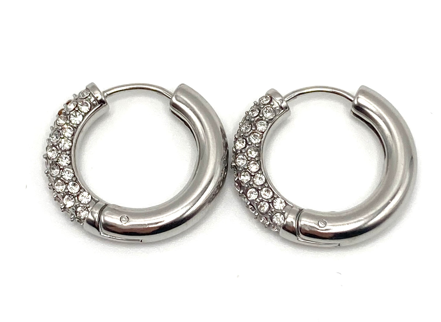 Orecchini a Cerchio con Strass