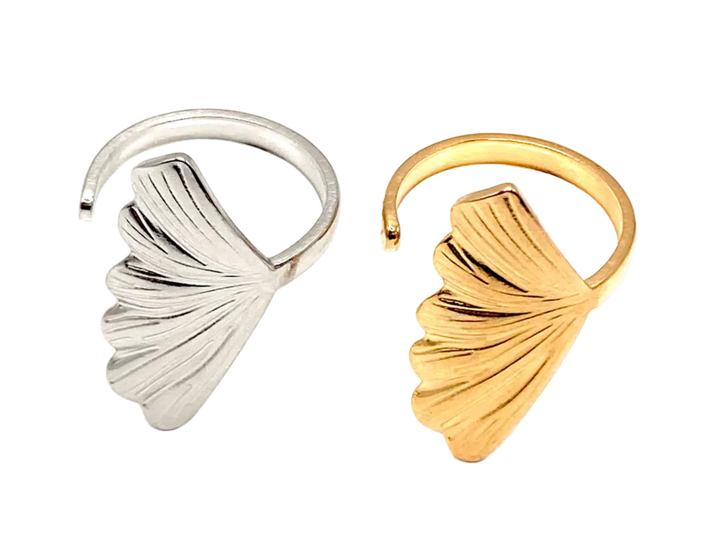 Anello con foglia