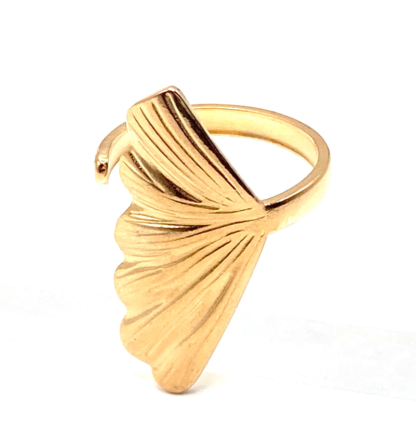 Anello con foglia