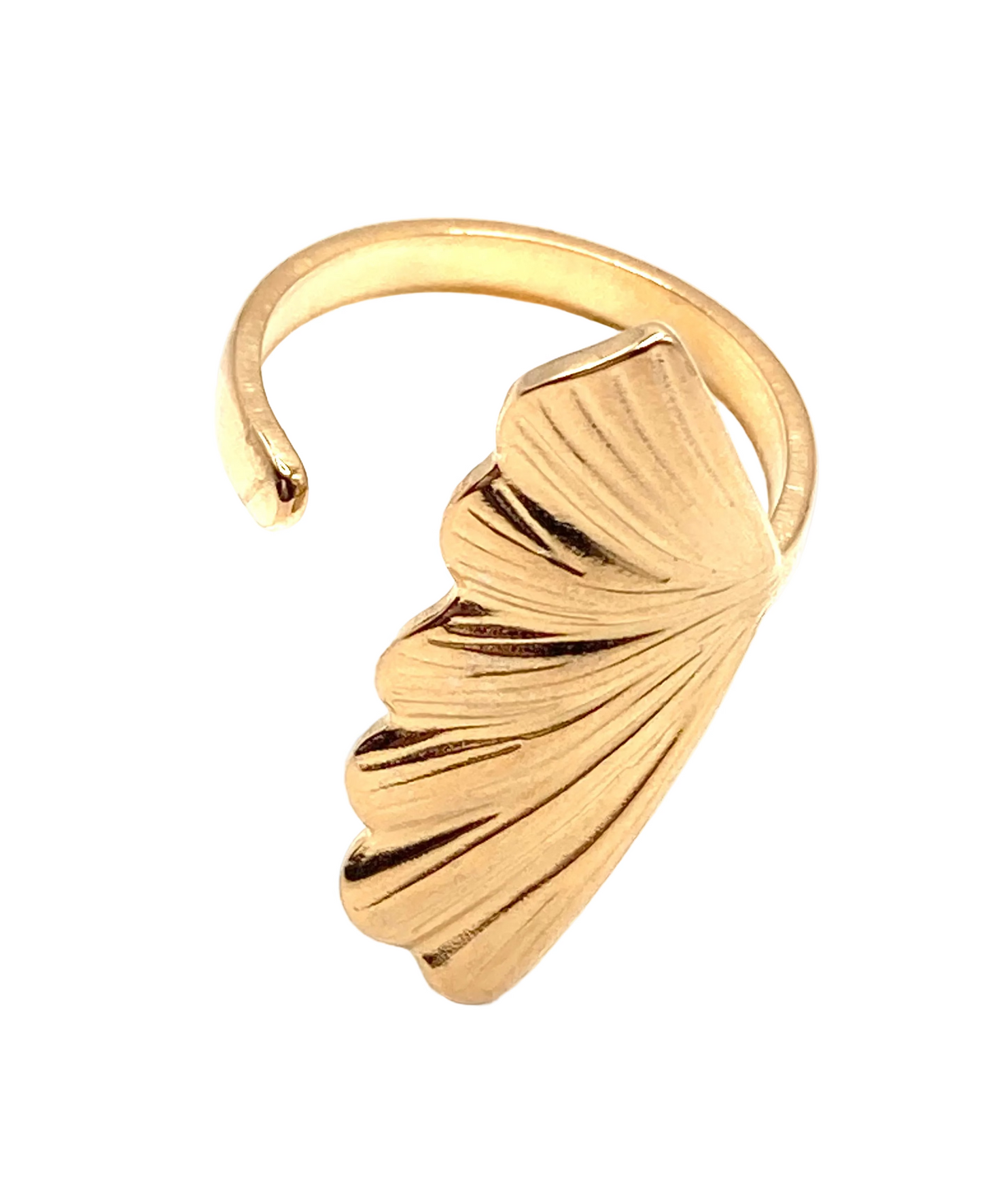 Anello con foglia