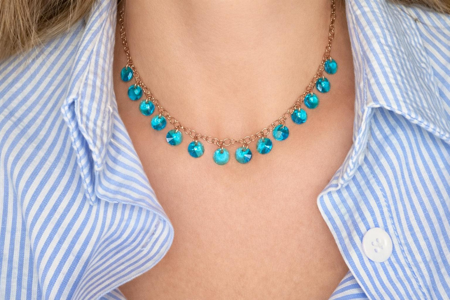 Collana in Argento 925 con Cristalli